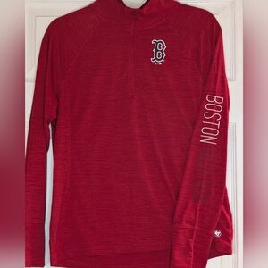 Boston Red Sox Ladies 47 Forward Impact 1/4 Zip - Red.